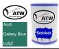 Preview: Audi, Galaxy Blue, LV5Z: 500ml Lackdose, von ATW Autoteile West.